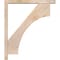 Ekena Millwork Westlake Block Smooth Bracket w/ Offset Brace, Douglas Fir, 3 1/2"W x 24"D x 28"H BKT0402X24X28WTL05SDF - alternate 4